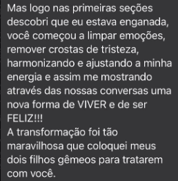 Depoimento de cliente