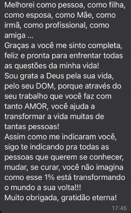 Depoimento de cliente